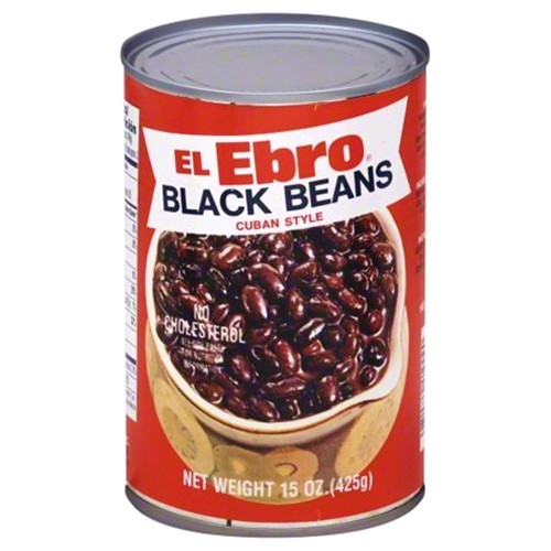 El Ebro Cuban Style Black Beans. 15 oz